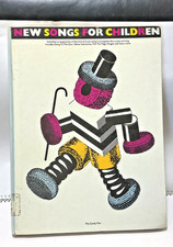 Music Book - NEW SONGS FOR CHILDREN Hardback 1982 Piano Guitar  Chords