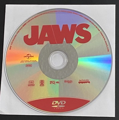  NEW JAWS (1975) - DVD disc only in white paper sleeve / no case