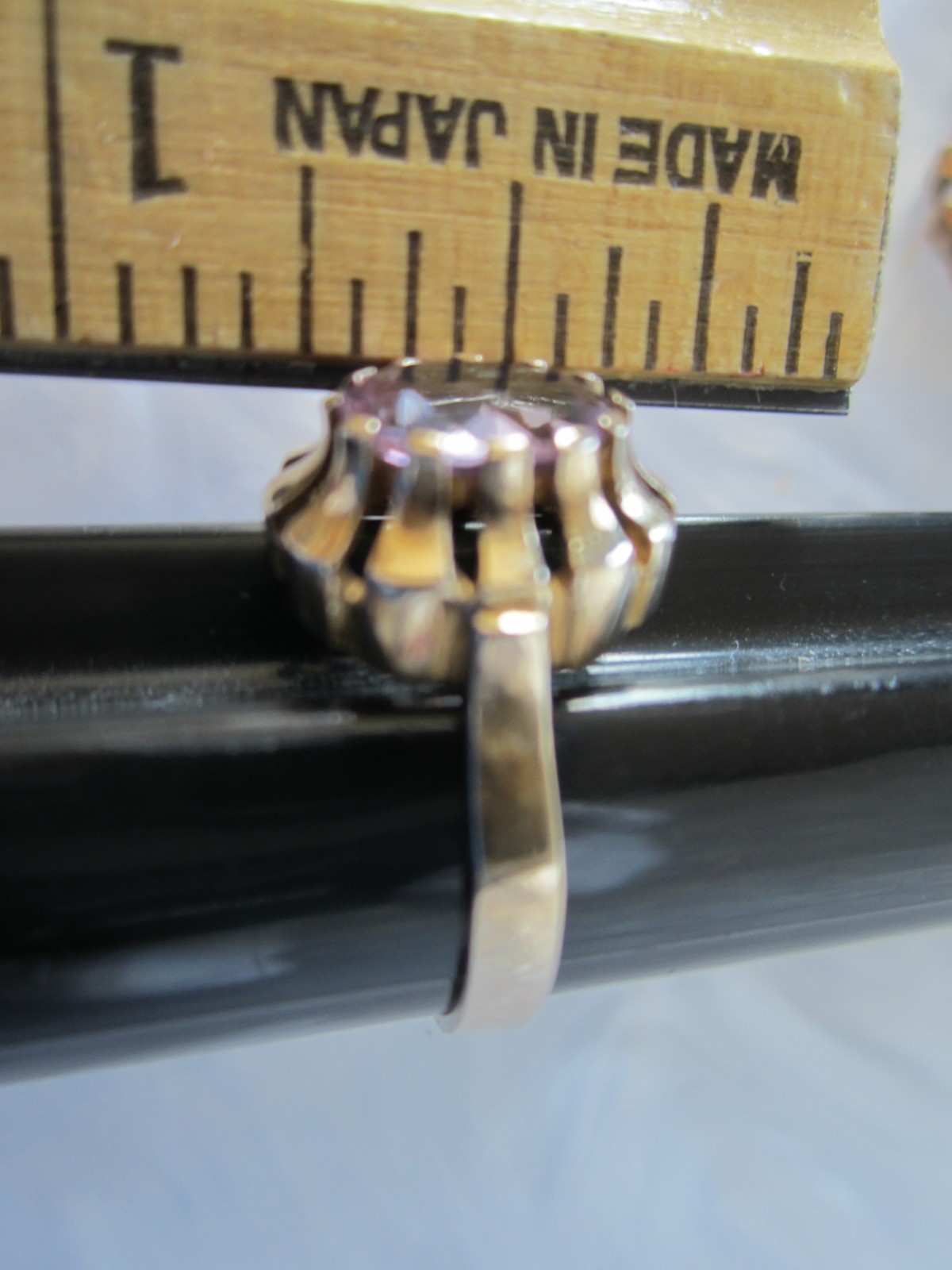 BEAUTIFUL VINTAGE SOLID 14K SOLID GOLD SAPPHIRE E… - image 14