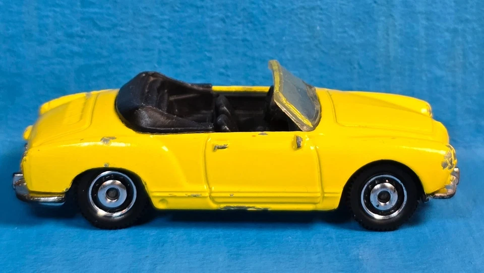 Matchbox Superfast 1969 Karmann Ghia Convertible - Yellow Diecast - Vintage Toy - Image 2 of 4