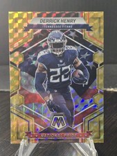 2023 Panini Mosaic - National Pride Derrick Henry #262 Reactive Yellow Mosaic...