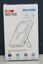 Aoguerbe 10000mAh Portable Magnetic Wireless Charging Power Bank