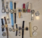 16PC VINTAGE WATCH LOT SEIKO CITIZEN LONGINES SWATCH A.B.ART BUTEX FLUVA HEMA ++