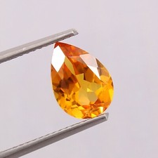 2.30Ct Natural Flawless Ceylon Padparadscha Sapphire Pear Cut Loose Gemstone10x7