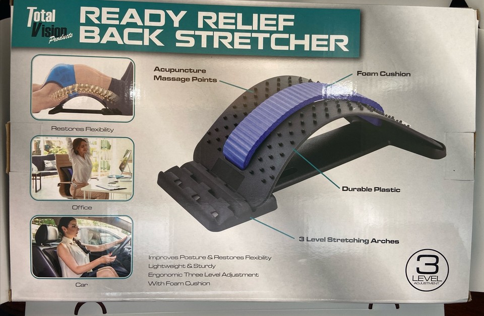 Back Stretcher for Lower Back Pain Relief, Back Cracking Device, 3 ...
