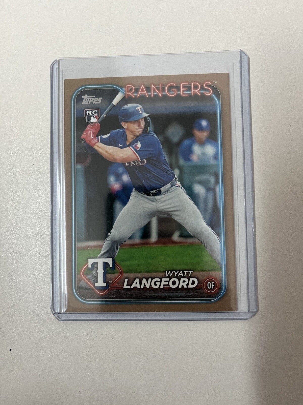 2024 Topps Update Wyatt Langford #US151 Gold /2024 RC Rookie Rangers