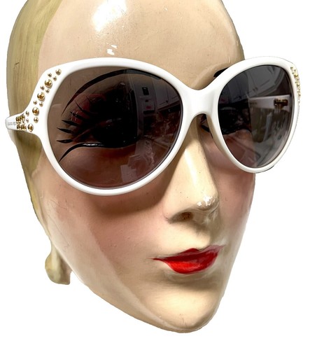 NEW AM0426S 005 ALEXANDER MCQUEEN IVORY WOMAN SUNGLASSES | eBay display picture 1