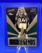 2021 Prestige Living Legends Green #LL-13 Champ Bailey /199 Denver Broncos Xtra