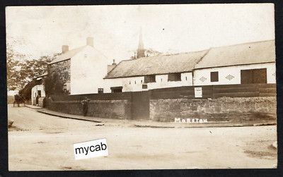 Postkarte Moreton bei Birkenhead Wirral Dorfansicht verschickt 1914 RP