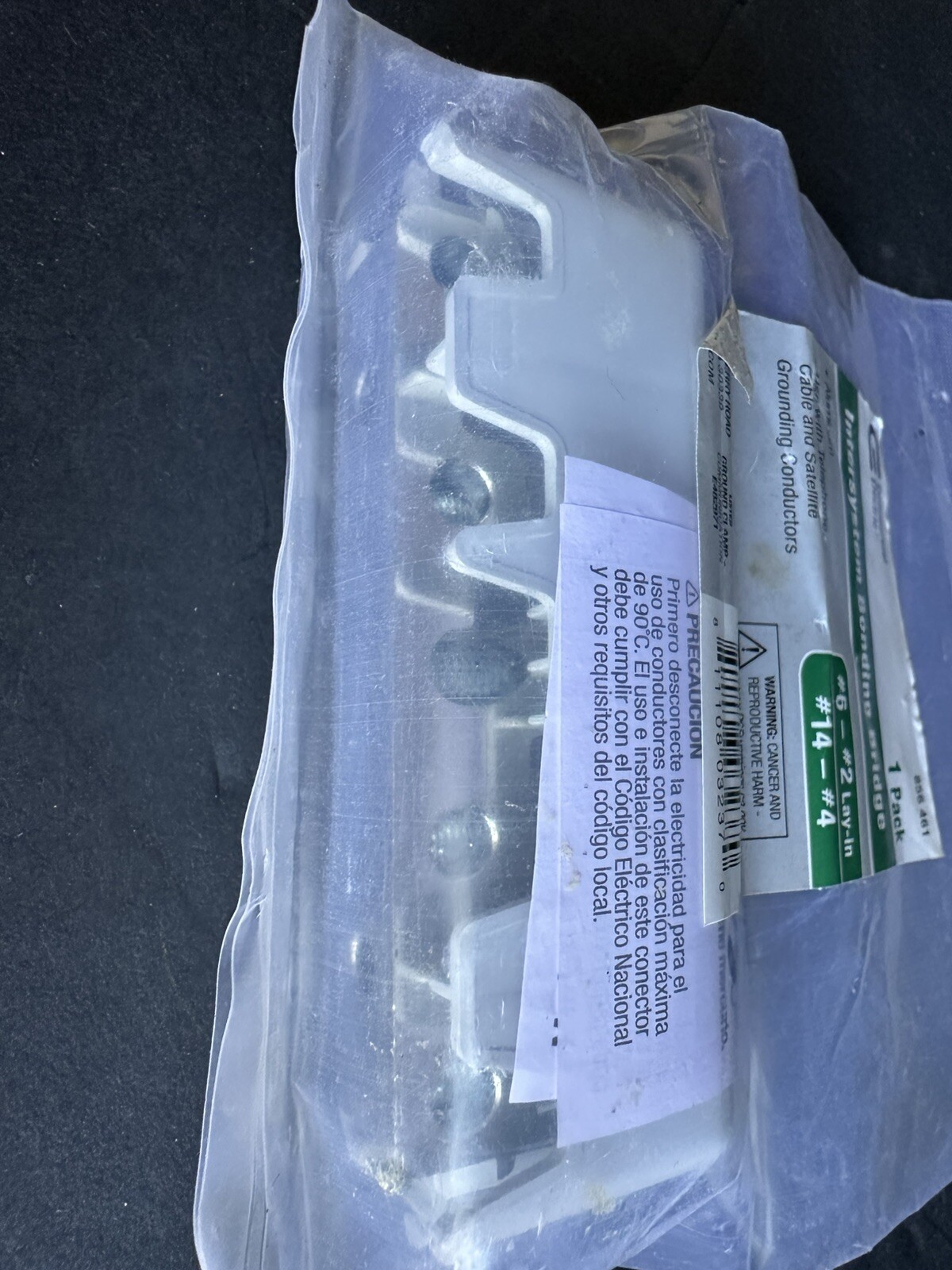 Intersystem Bonding Bridge Aluminum Wire Connector #3