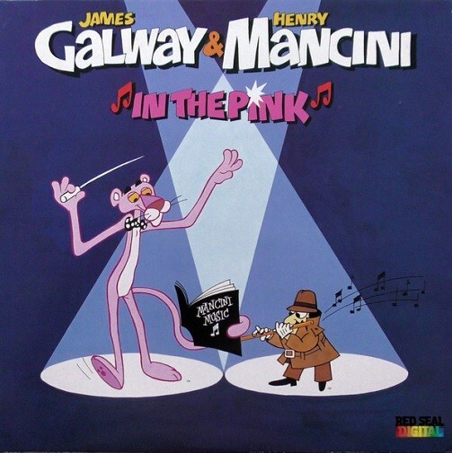 JAMES GALWAY & HENRY MANCINI In The Pink Vinyl LP RCA Red Seal 1984 Pink Panther