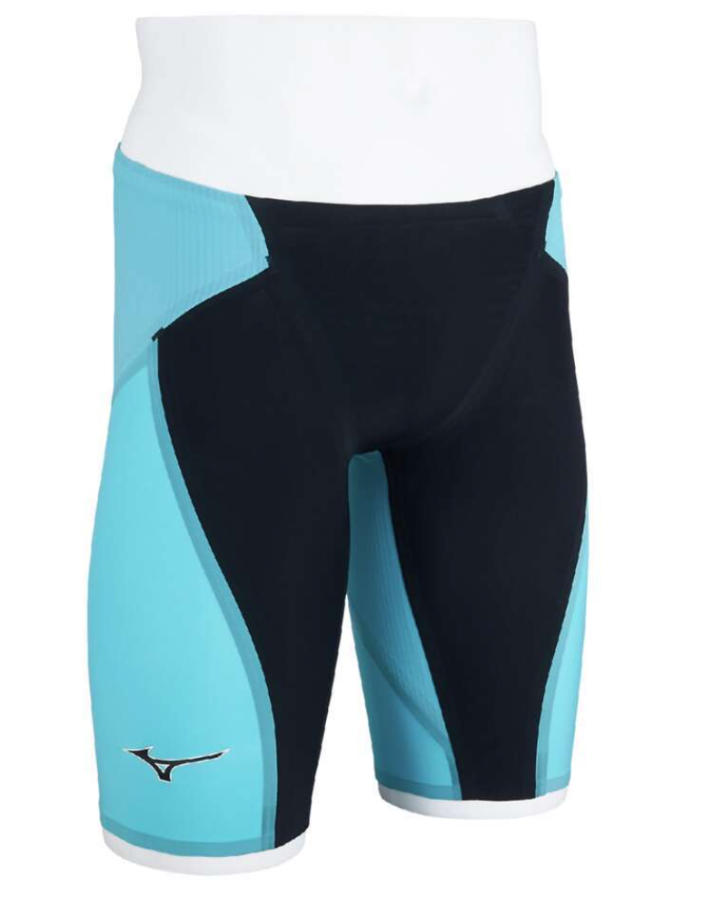 MIZUNO GX SONIC 6ET FINA N2MBA50393 Black Turquoise Swim Suit Men