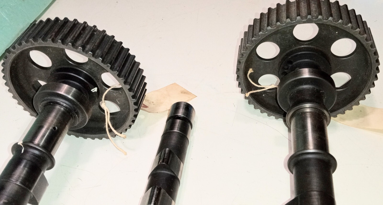Ferrari 512M Intake Exhaust Camshafts_Timing Belt Sprockets_Complete Set of 4_OE