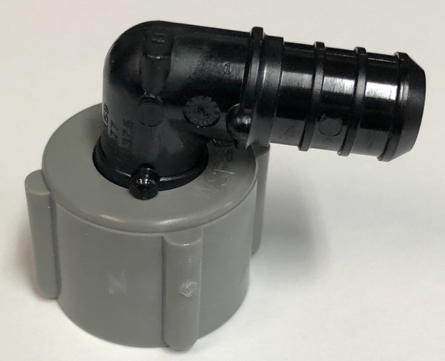 Zurn Pex 1/2" Barb x 1/2" FPT Poly Alloy Swivel Elbow Fitting Water Line eBay