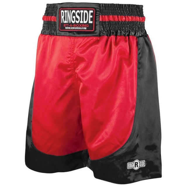 NEW RINGSIDE PROFESSIONAL AMATEUR BOXING SHORTS YOUTH PST RED/BLACK eBay