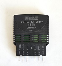 4x Phoenix Contact ECP-E3 6A DC24 Electronic Circuit Breaker