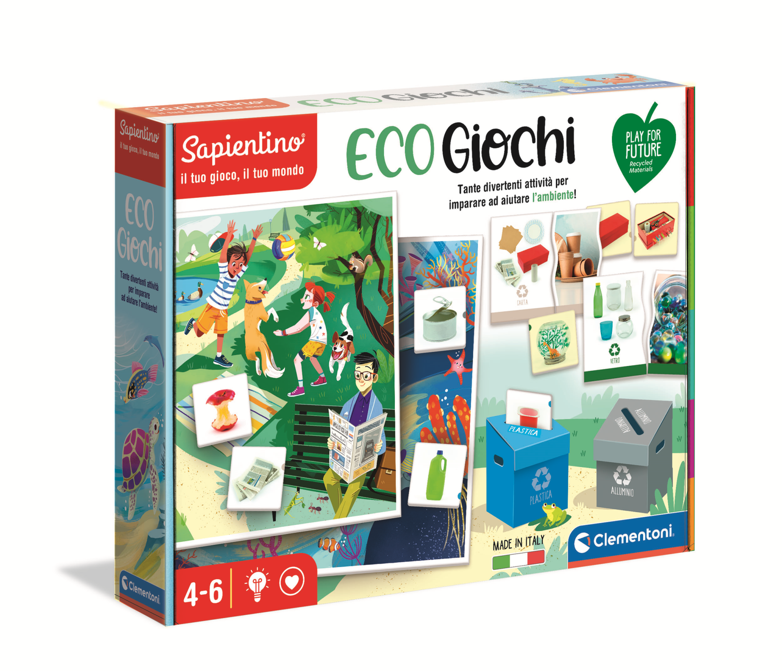 Merchandising Clementoni: Sapientino Eco Giochi Prodotto Riciclato Play For Futu