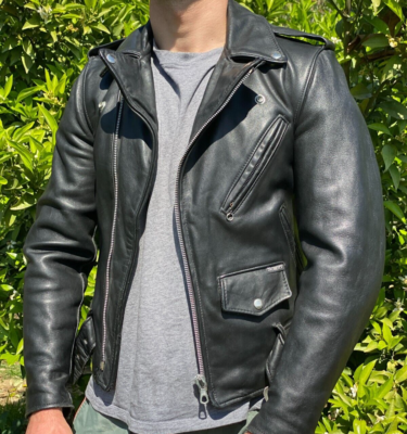 Schott Perfecto 618 Steerhide Motorcycle Jacket Quilted Lining
