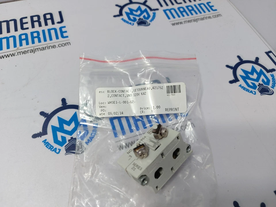 Eaton-Cutler-Hammer 10250T1 Pushbutton Contact Block - Image 3 of 4