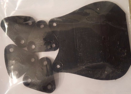 Vortex 250 Pro by ImmersionRC 5 Piece Skid Plate Set 3D Printed BLACK - Picture 7 of 9