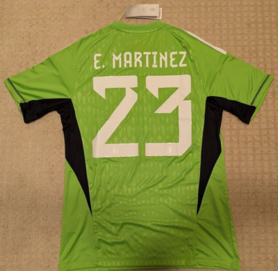 Official Emi Martinez Argentina Adidas 2022 World Cup Final