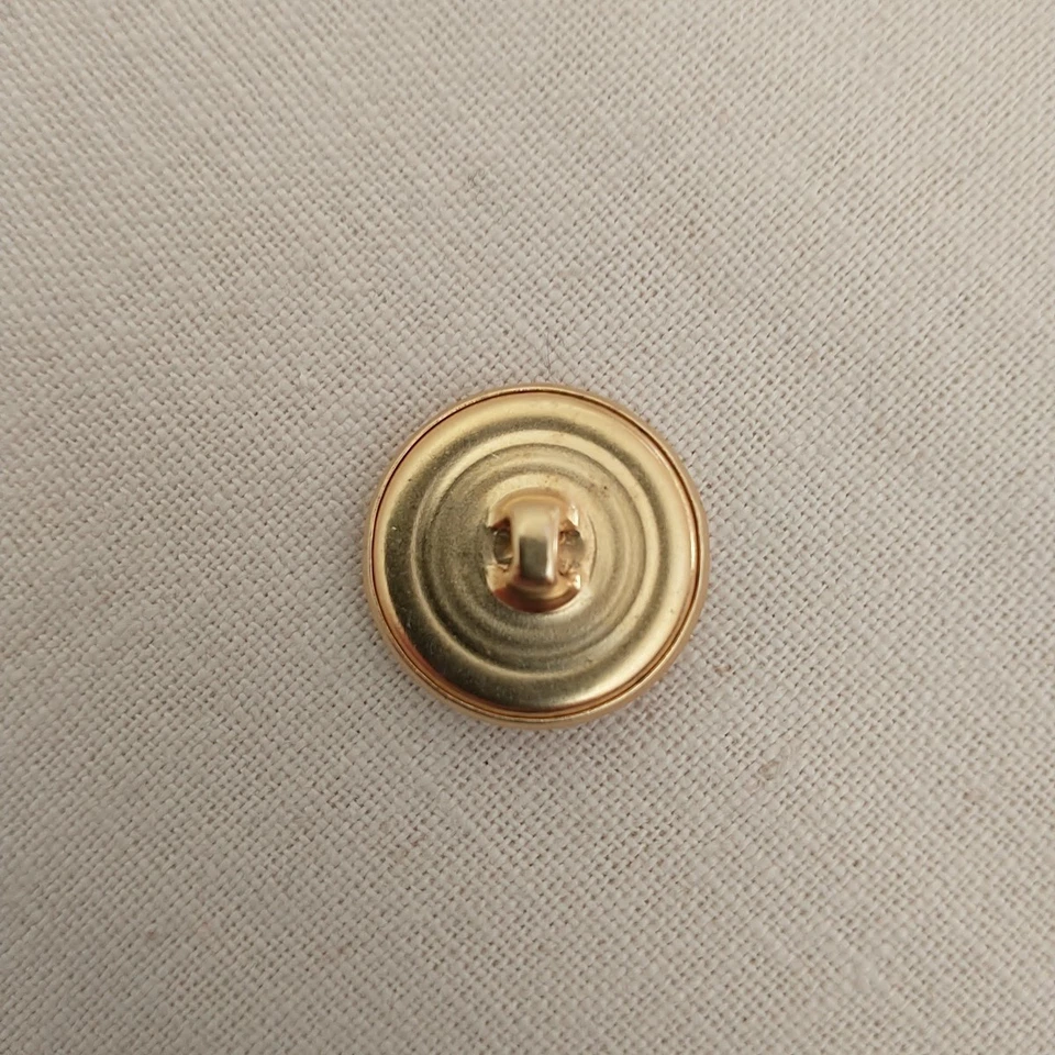 Brooks Brothers 346 Replacement Front Button Gold Tone Castle Blazer Craft - Image 3 of 4