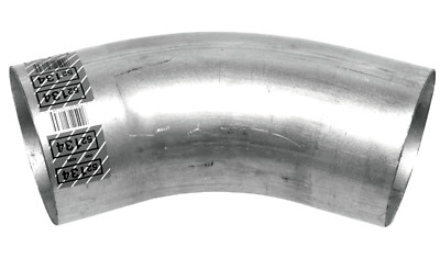 WALKER 52134 14'' Aluminized Steel 45 Degree Mandrel Bent Exhaust Elbow