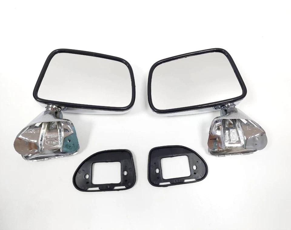 Fit For Toyota Pickup 4Runner 2WD 4WD 87-89 Chrome Door Wing Mirror Skin Mount - Image 1 of 4