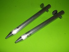 2 6''HURRICANE SHUTTER LOCKING RODS ACCORDION SHUTTERS W/STAINLESS THUMBSCREW