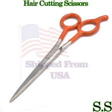 Orange Dip Barber Hair Cutting Scissors 7.5" Surgical Instruments BTS-363