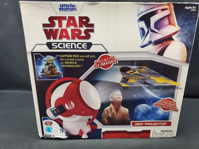NEW Star Wars Science Jedi Wall Projector Light Clone Wars Uncle Milton