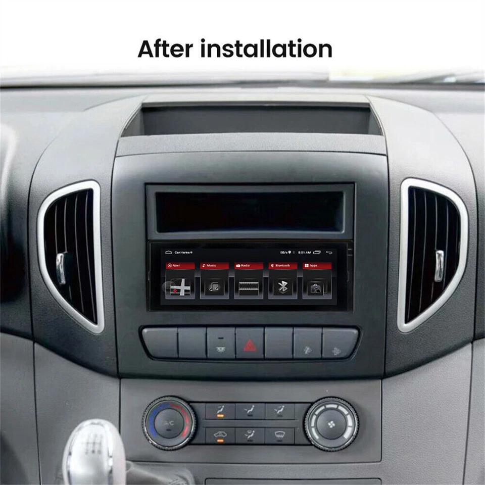 Radio estéreo para automóvil con pantalla táctil de 6,86 pulgadas GPS navegación reproductor WiFi Carplay incorporado 2+32G Foto 2 de 4