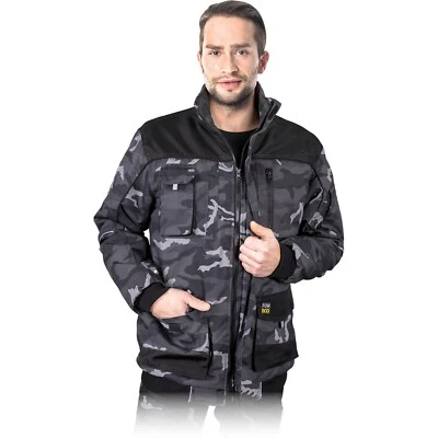 Arbeitsjacke Winter Arbeitskleidung Jacke gefüttert Camouflage Gr. M - XXXL