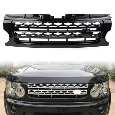 Front Grille Bumper Mesh Silver For Land Rover Discovery LR3 2005 - 2009 po