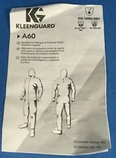 Kleenguard  #45022 Coverall, Blue, Size Medium, pack of 24 