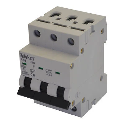 INTRATEC Sicherungsautomat Leitungsschutzschalter MCB 20A Typ C 3-polig 6KA 1 Stück