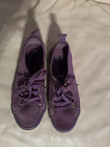 Superga Gold Lace-Up Trainers - UK Size 3.5 / EU 36 - Flat Shoes - Picture 3 of 6