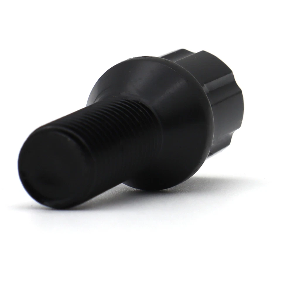 Parafusos de encaixe de roda preta para carro 20 peças + 1X chave M12x1.5 para BMW M1 M3 M5 M6 Z3 Z4 - Imagem 4 de 4