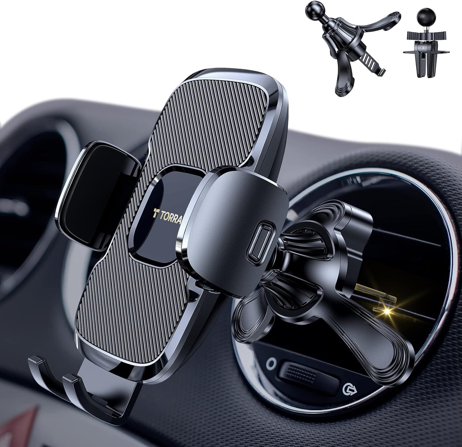 Phone Holder for Car Horizontal Vertical Circle Friendly Universal Stable Car