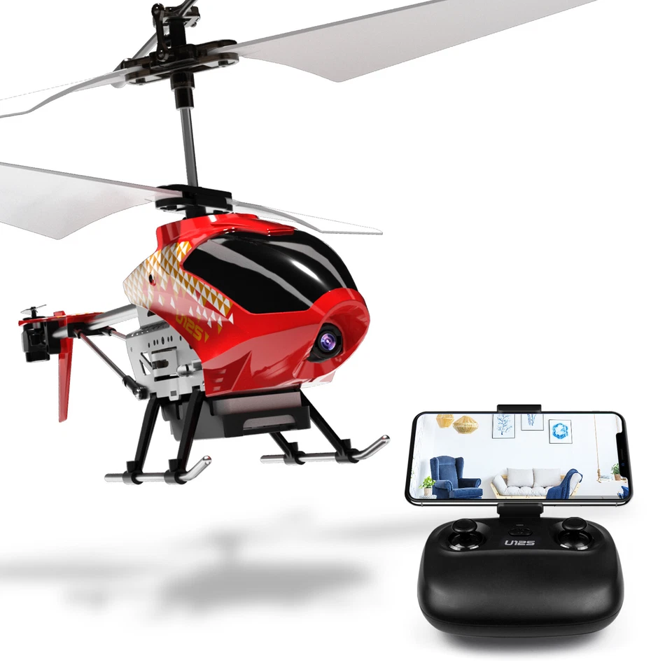 U12S Mini RC Helicopter Remote Control Helicopter w/ HD Camera Toys Gifts Kid US - Image 2 of 4