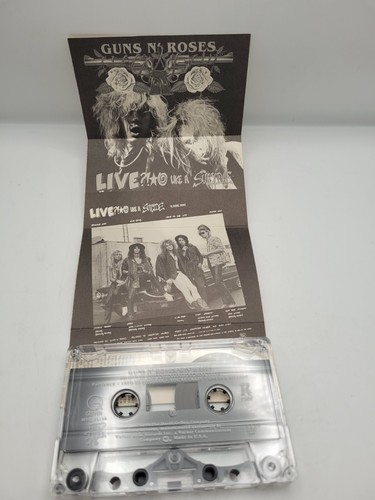 GUNS N ROSES “LIES LIES LIES” CASSETTE 1987 GEFFEN COMPANY - Picture 4 of 4