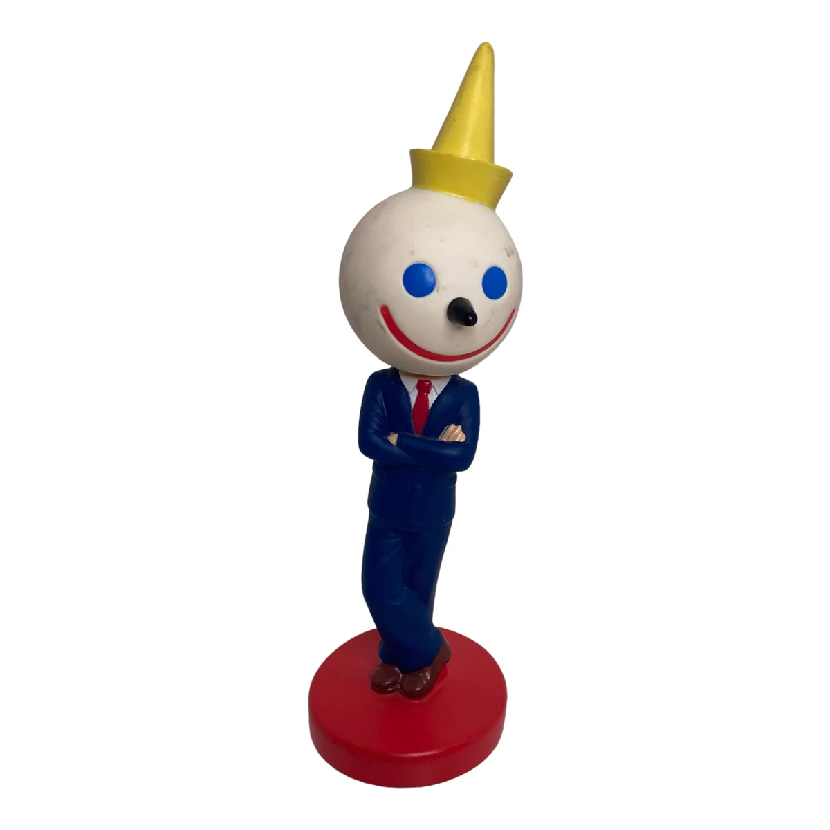 🥝 Vintage CEO Jack-In-The-Box Restaurant Bobble Head Suit Office Figurine 8