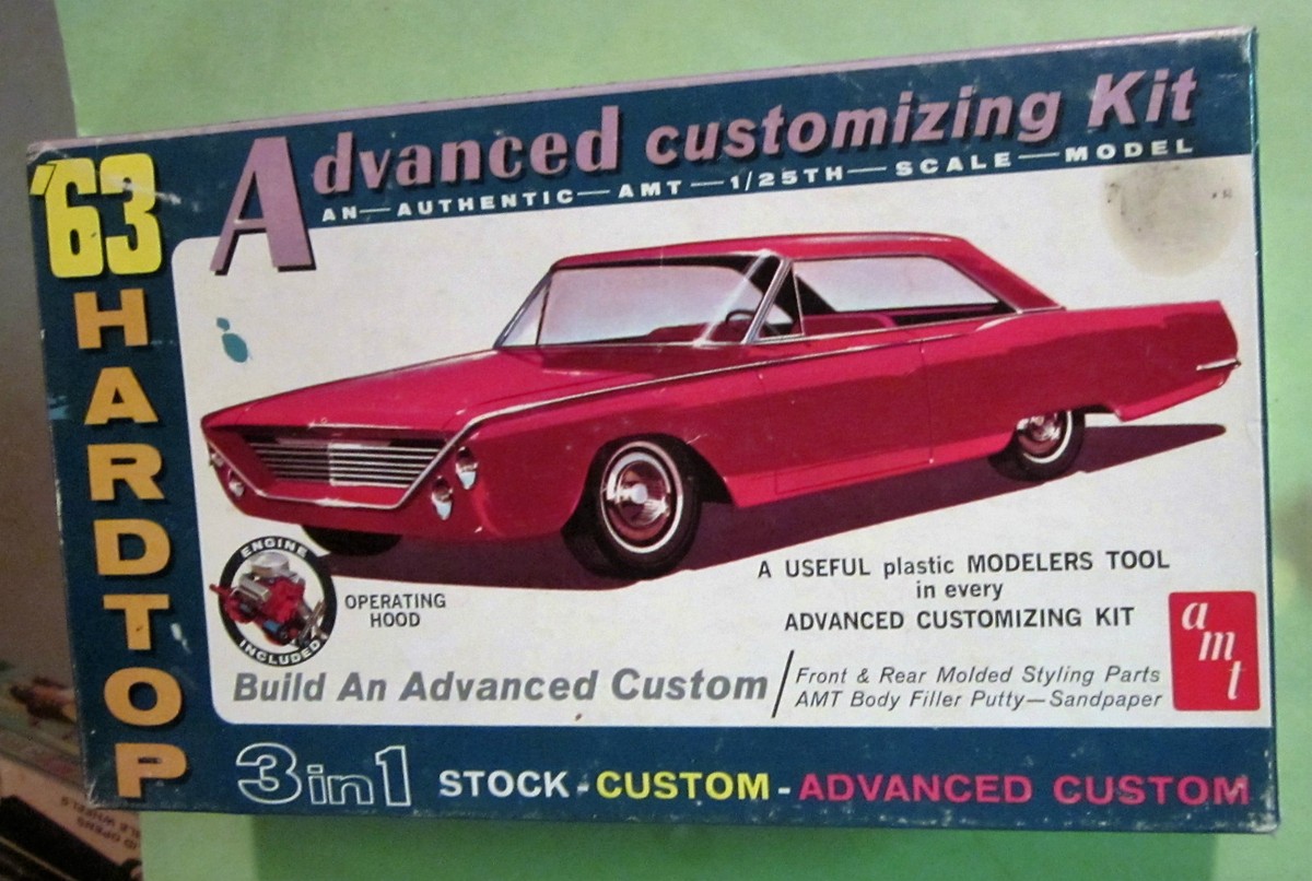 AMT 1963 Ford Galaxie 500 XL HT 3-in-1 Annual Kit Original