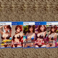 Yakuza & Like A Dragon Series PS4 PS5 CUSTOM COVER ARTS & CASES - NO GAME