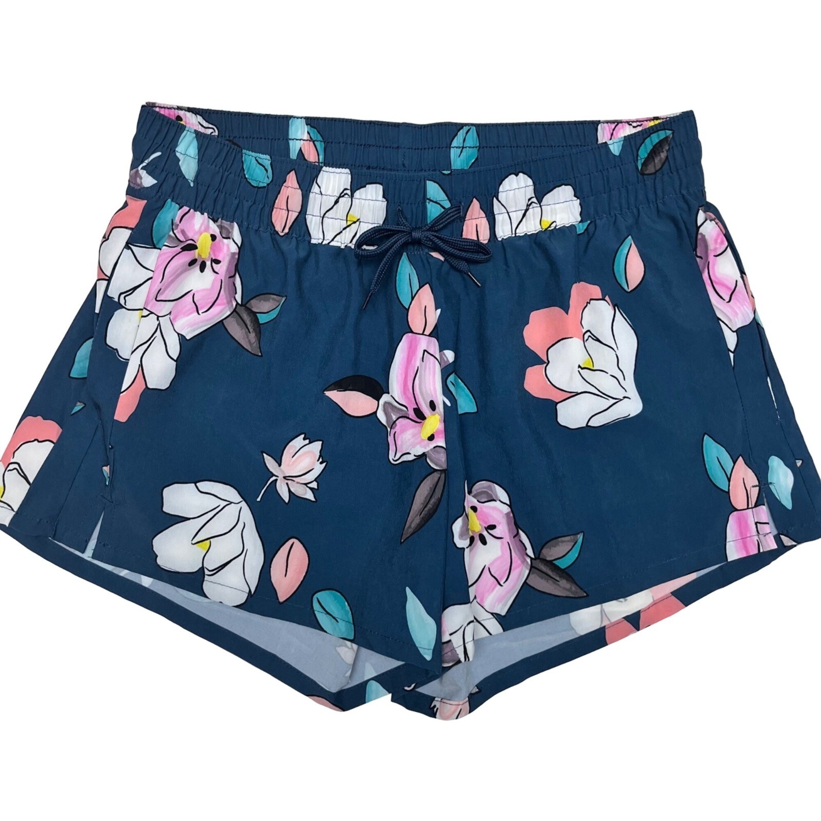 Kanu Surf Size 8 Womens Blue Hawaiian Floral Board Swim Shorts eBay