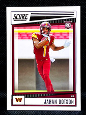 2022 Panini Score Football - JAHAN DOTSON RC #381 - Rookie Card. rookie card picture