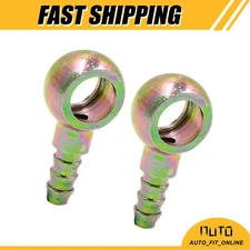 6mm ID Hose Barb 12mm Banjo Fitting Fuel Line Adapter Custom for Motorcycle Car