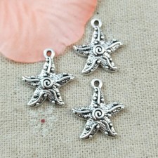 Free Ship 108 Pcs Tibetan Silver Starfish Charms Pendant 20X18MM L-5311
