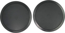  2 CC80T Black 8" Commercial 70V Ceiling Speakers for Restaurant/Bar