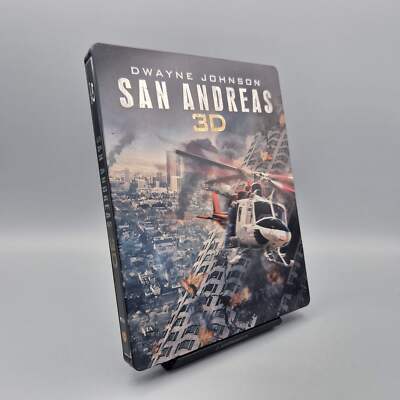 Blu-Ray Film: San Andreas 3D + 2D Steelbook Zustand: Gut